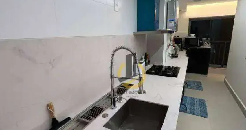 Apartamento à venda no condomínio grand living & living in nova klabin - 100m² - 3 dormitórios (1 suíte) - ar condicionado - varanda goumert - 2 vagas