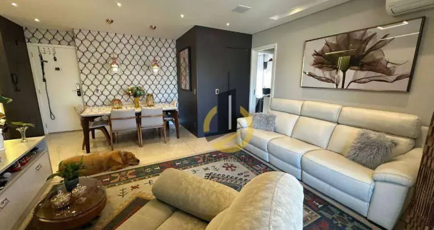 Apartamento à venda no condomínio las villas ipiranga - 108m² - 3 dormitórios (2 suítes) - varanda envidraçada - ar condiconado - depósito - 2 vagas