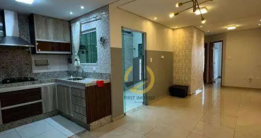 Apartamento à venda na vila assunção - 56m² - 2 dormitórios (1 suíte) - móveis planejados - quintal com churrasqueira elétrica - em santo andré