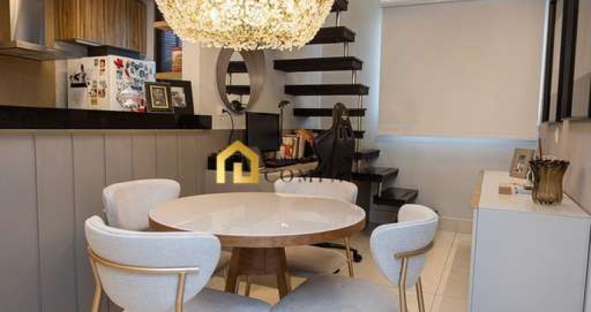 Ed. Spazio Saragoza - Apartamento 2 quartos, sendo uma suíte. Duplex com Churrasqueira a Carvão