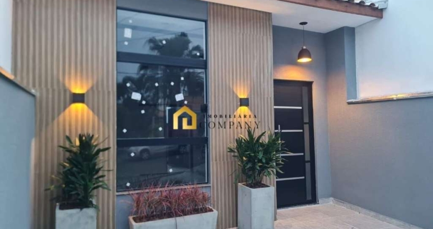 Casa Térrea com 03 dormitórios sendo uma suíte ampla com closet no Parque Vitória Réria em Sorocaba-SP.