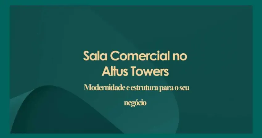 Ed. altus towers - sala comercial no ed. altus towers, no bairro vila lucy em sorocaba/sp