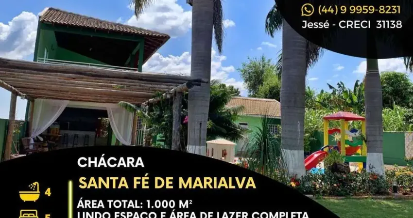 Casa em condomínio fechado com 5 quartos à venda na Estrada Sarandi, Santa Fé do Pirapó, Marialva