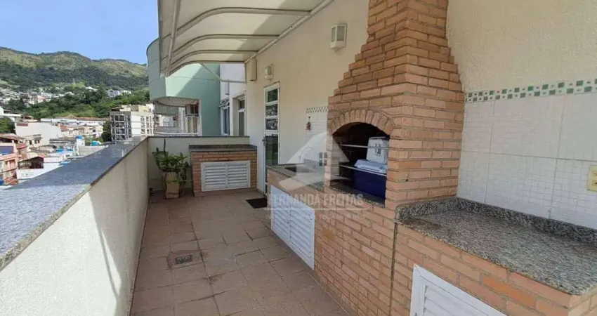 Cobertura linear à venda de 3 quartos, 169m² por R$830.000 no Méier - Rio de Janeiro - RJ