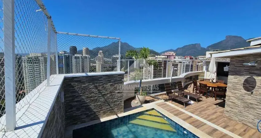 Cobertura à venda de 4 quartos, 198m² por r$ 2.900.000 – barra da tijuca – rio de janeiro/rj
