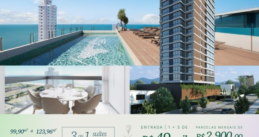 Com vista para o mar, Residencial Del Mare em Piçarras