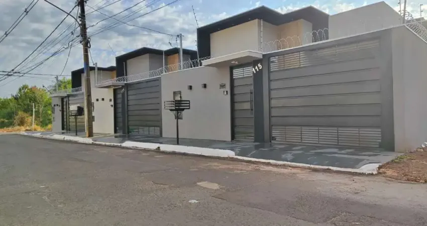 Casa para venda em campo grande, coophatrabalho, 3 dormitórios, 1 suíte, 2 banheiros, 2 vagas