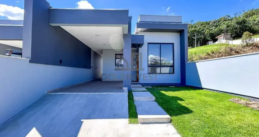 Lançamento em condomínio fechado casa com 3 quartos (1 suite master) no centro da guabiruba