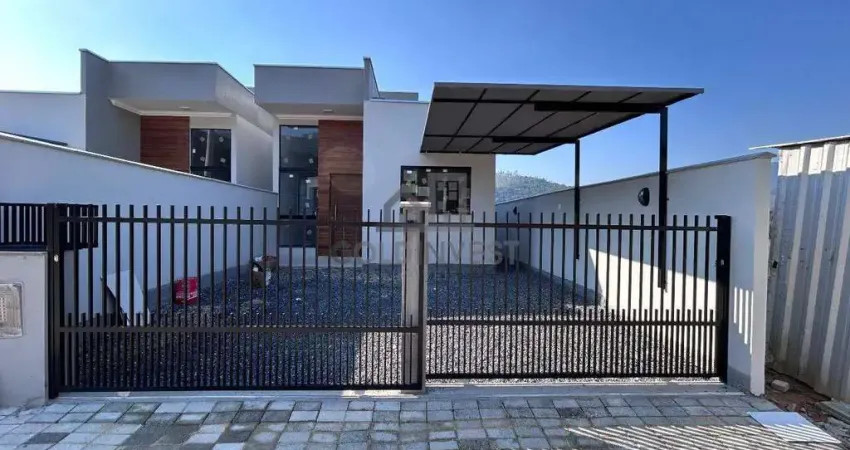 Casa baixa com 3 quartos, sendo 1 suíte no loteamento jardim das hortensias em brusque