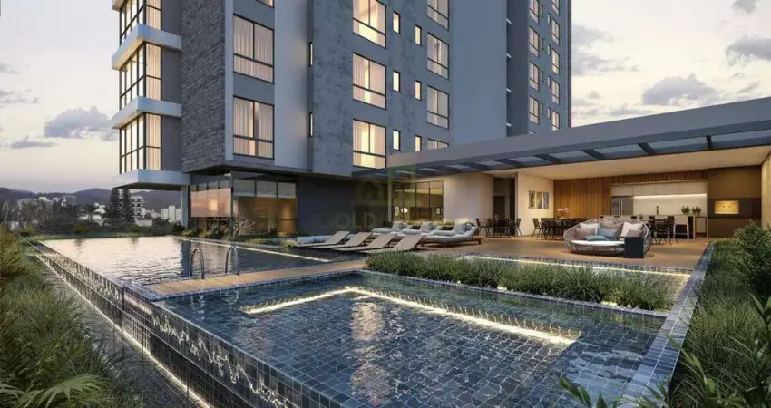 Apartamento alto padrão com 3 suítes e 3 vagas de garagem no centro de Brusque