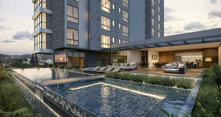 Apartamento alto padrão com 3 suítes e 3 vagas de garagem no centro de Brusque
