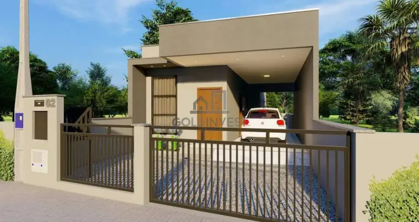 Casa com 2 quartos e espaço de terreno – bairro lageado baixo/guabiruba