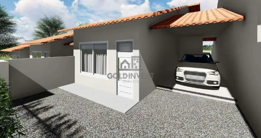Casa solta com 2 quartos no centro de guabiruba (entrega outubro 2026)