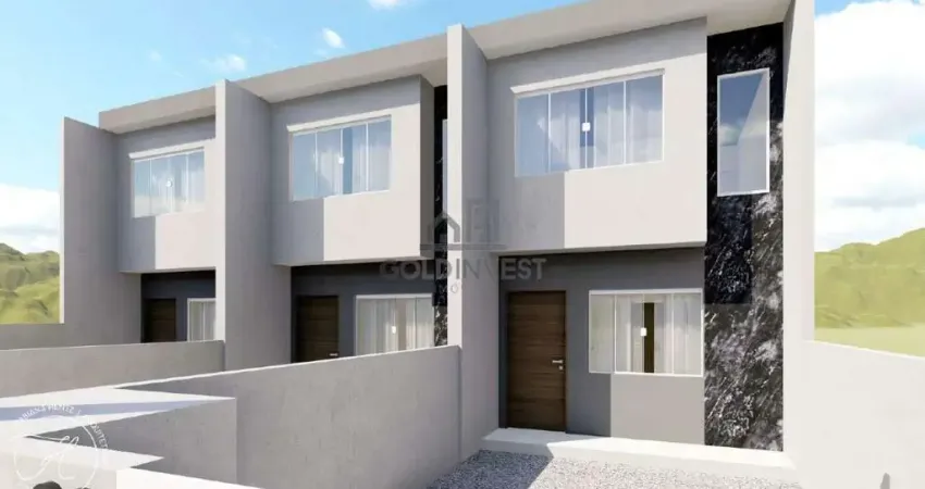 Sobrado no bairro primeiro de maio com 2 quartos (entrega abril 2026)