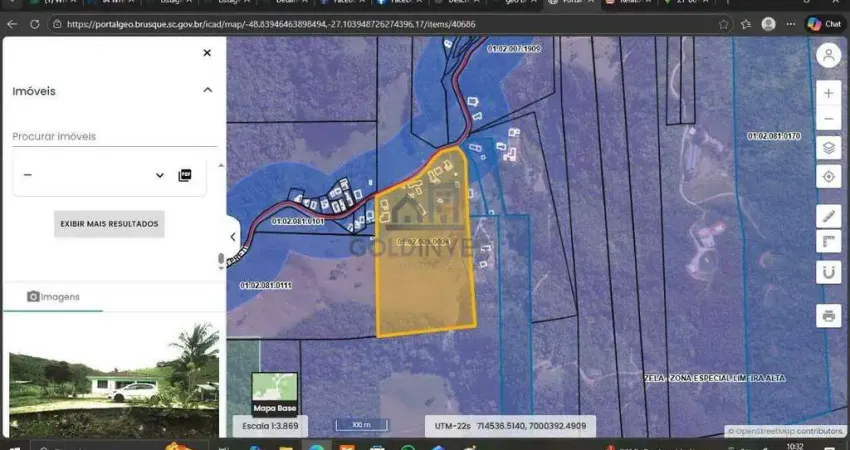 Terreno à venda no Limeira Alta, Brusque