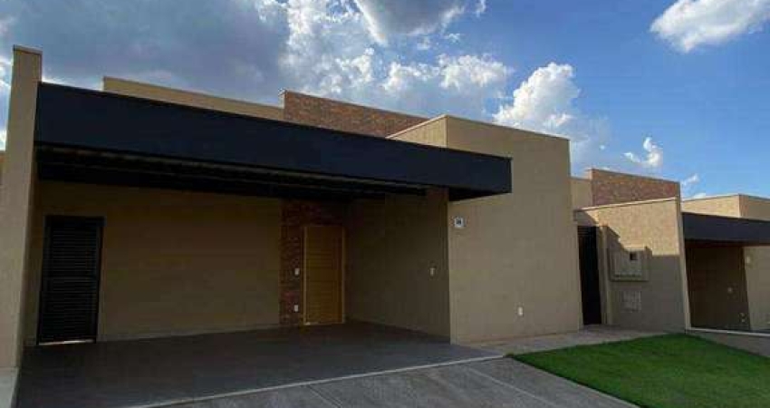 Casa de condomínio à venda, no Residencial Alto do Vale,  em Cravinhos, Bairro Fazenda Santa Maria, com 3 quartos