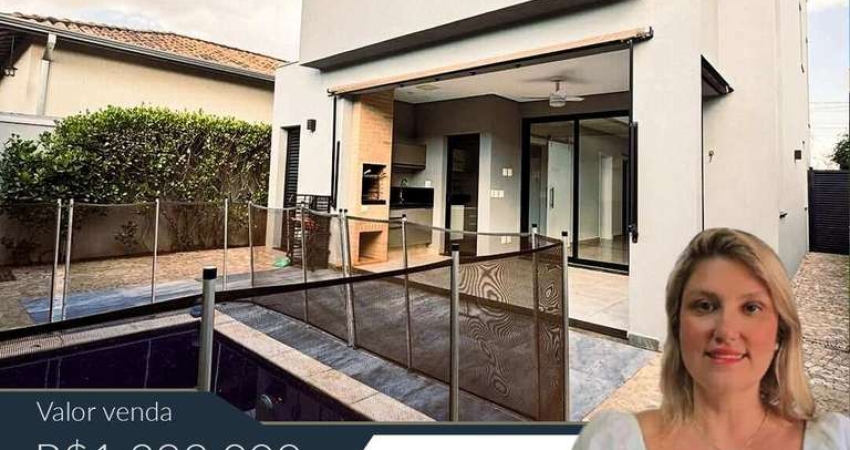 Casa de condomínio à venda, no Condomínio Buona Vita Ribeirão Preto,  em Ribeirão Preto, Loteamento Agra Ribeirão Preto, com 3 quartos, 180m²