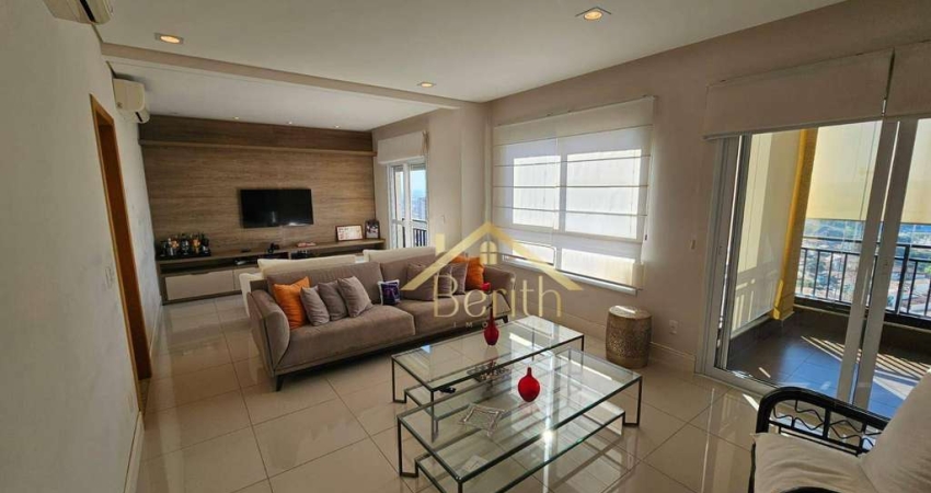 Apartamento com 3 dormitórios para alugar, 166 m² por R$ 7.000,00/mês - Jardim das Nações - Taubaté/SP