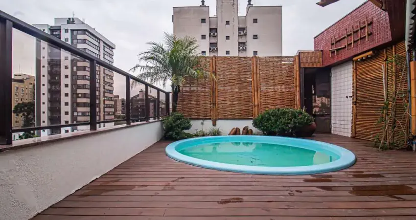 Cobertura com 3 quartos para alugar na Rua Faria Santos, 786, Petrópolis, Porto Alegre