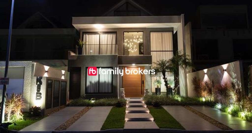 ART LIFE: LINDA CASA DE 5 SUÍTES E 400m² À VENDA | PORTEIRA FECHADA