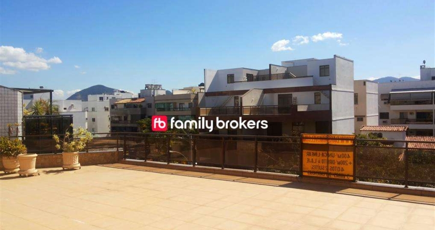 EXCELENTE COBERTURA DE 4 QUARTOS | 393M² | 2 VAGAS DE GARAGEM - RECREIO