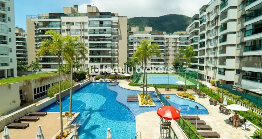 Apartamento de 2 quartos | 71 m² | sol da manhã | 1 vaga | vista lazer - recreio.