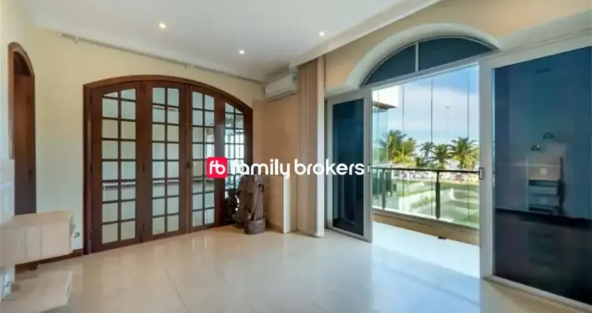 Sofisticado apartamento de 186m² e 4 quartos | frontal mar - posto 5 da barra