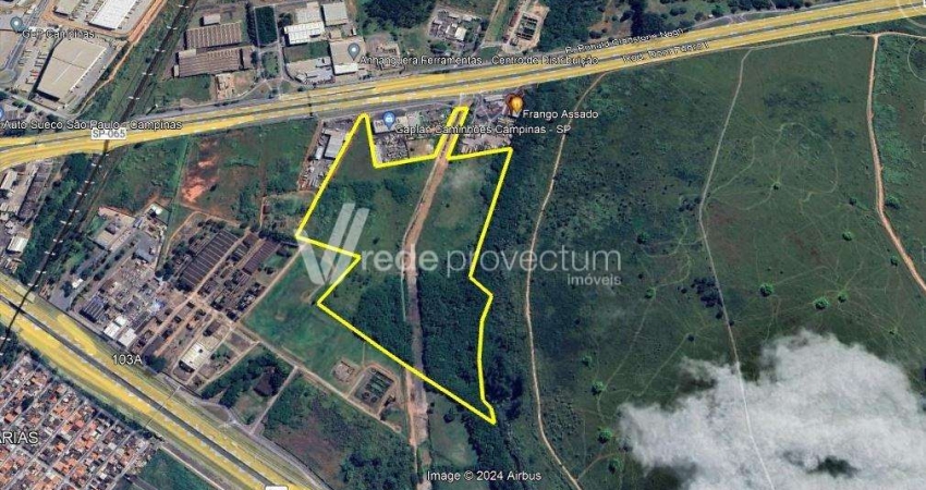 Terreno comercial à venda na Rodovia Dom Pedro I Km 144,8, s/n°, Terminal Intermodal de Cargas (TIC), Campinas