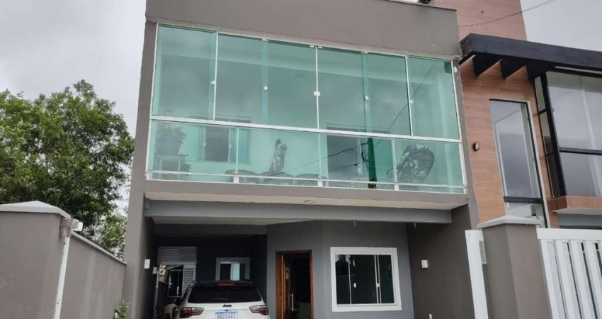 Sobrado para Venda em Guaratuba, Balneário Coroados, 5 dormitórios, 3 suítes, 5 banheiros, 3 vagas