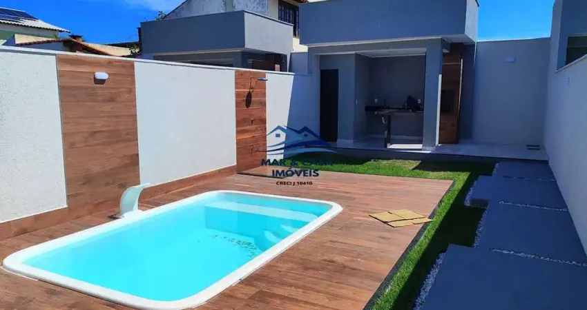 Casa 3 quartos com piscina Itaipuaçu em  Maricá  RJ