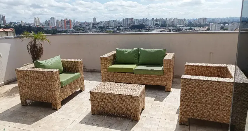 Excelente apartamento com cobertura de 140m² no utinga - santo andré