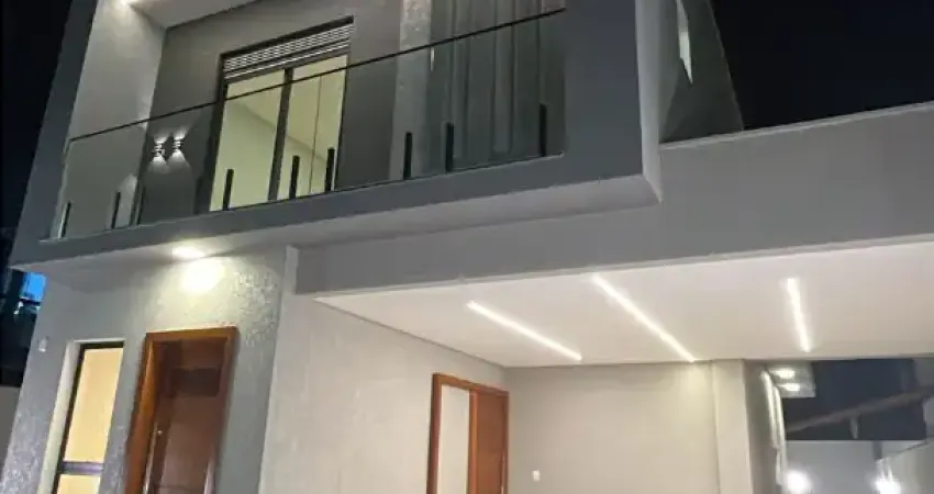 Casa nova à venda em terreno individual –03 DORMITÓRIOS - Excelente loteamento- Próximo ao Komprão