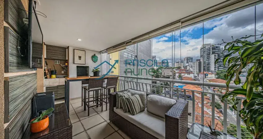 Apartamento vila mariana com 3 quartos, sendo 3 suítes, 128m²