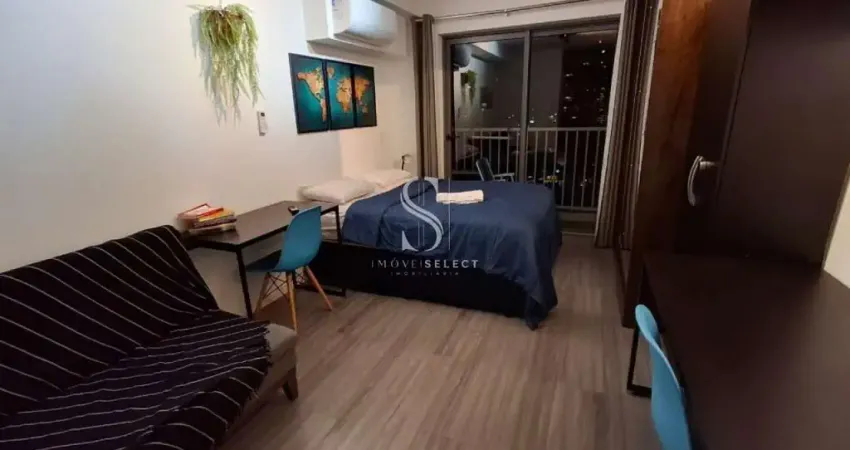 Condomínio houx pinheiros - studio à venda com 27m², 1 quarto, 1 banheiro, com sacada e sem vaga