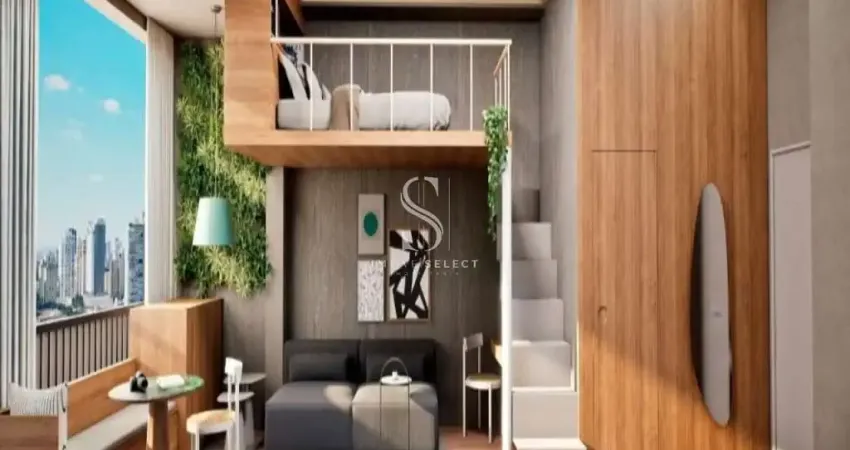 Condominio quartier capote em pinheiros, studio de 25m² com 1 dormtótio, cozinha, varanda, sem vaga.