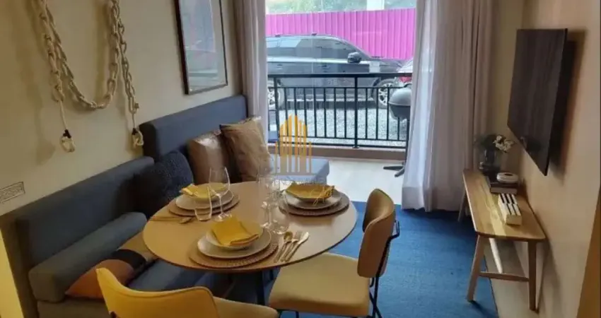 Condomínio virgilio 426 pinheiros. apartamento a venda 39m² 2 dormitórios, 1 suite. com sacada