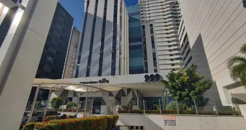 Sala comercial para aluguel, com 140m²,  3 vagas – caminho das árvores (ed. metropolitano alfa)