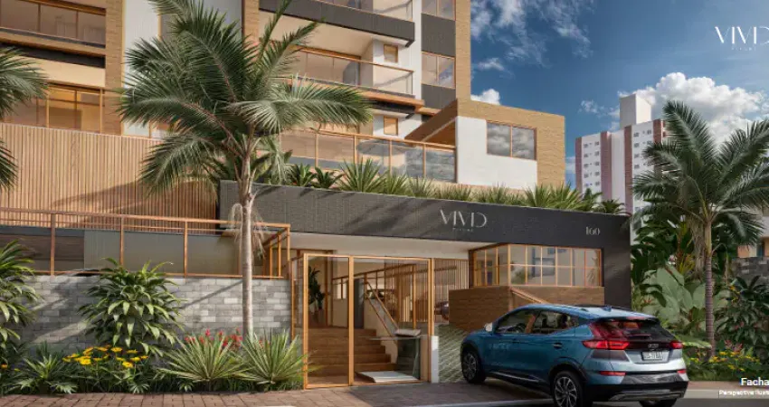 Vivid pituba: lançamento de 3 quartos, com 78m, varanda gourmet e rooftop