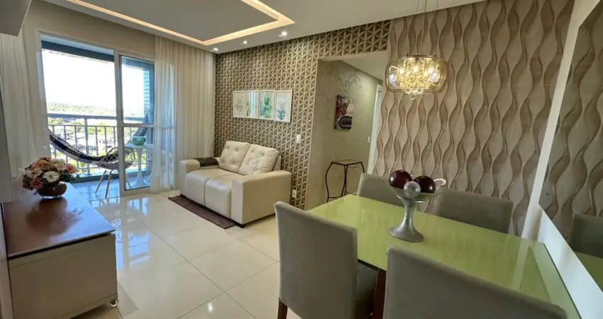 Apartamento 2/4 semimobiliado com vista mar na praia de buraquinho, lauro de freitas