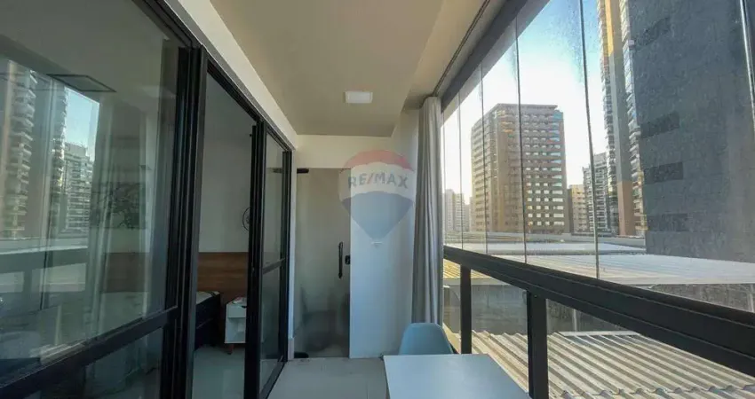 Apartamento Studio, mobiliado, investimento na Enseada do Suá.