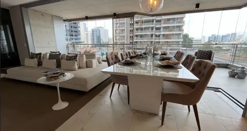 Apartamento condomínio o parque no itaim bibi com 163m² 4 dormitório 3 banheiro