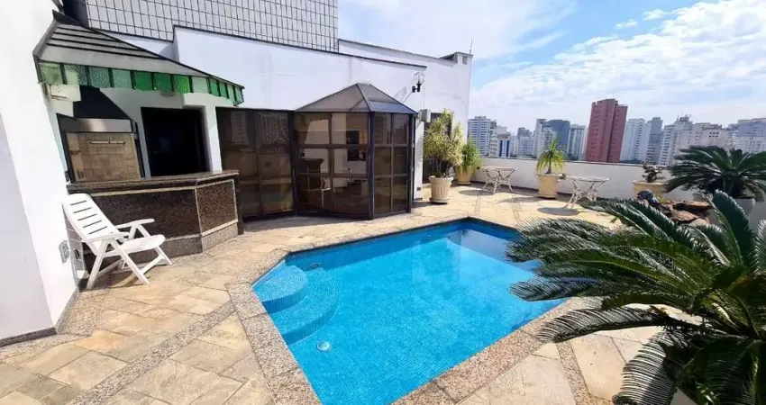 Cobertura de luxo em moema, são paulo-sp: 4 quartos, 4 suítes, 7 banheiros, 7 vagas, 472m²!
