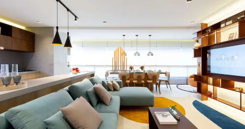 Nhambí moema apartamento de 111m² com 3 dormitorios, 3 suites e 2 vagas em moema. nhambí moema apart