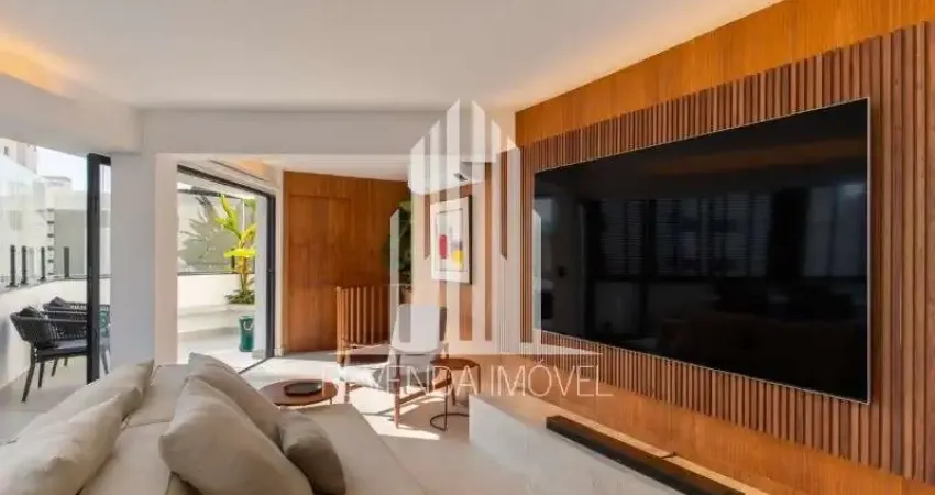 Cobertura duplex na vila nova conceição de 1 quarto com 1 vaga - 98m² à venda.