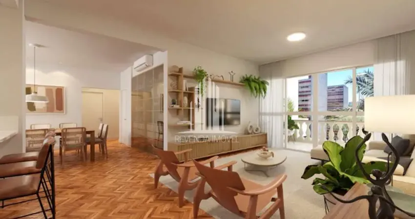 Apartamento de Luxo em Higienópolis, SP: 3 quartos, 3 suítes, 2 salas, 3 banheiros, 1 vaga, 177m². Venha se encantar com este imóvel REFORMADO!