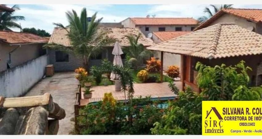 Itaipuaçu- Casa 3 Qts, Piscina Terreno 480 M²  - R$490 Mil