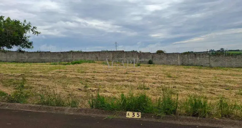 Terreno à venda em artur nogueira, cotrins, com 400.2 m², condomínio champ's elyseès