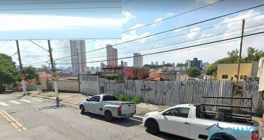 Terreno à venda, 500 m² por R$ 1.800.000,00 - Tatuapé - São Paulo/SP
