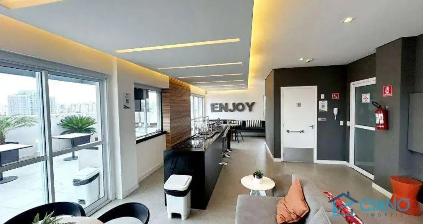 Apartamento com 1 dormitório, 34 m² - venda por r$ 400.000,00 ou aluguel por r$ 3.710,00/mês - brás - são paulo/sp