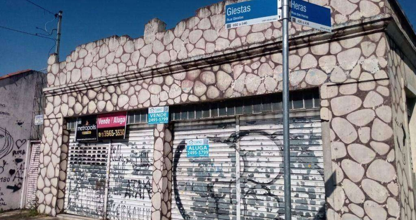 Salão Vila Prudente 180 m² - venda por R$ 650.000,00